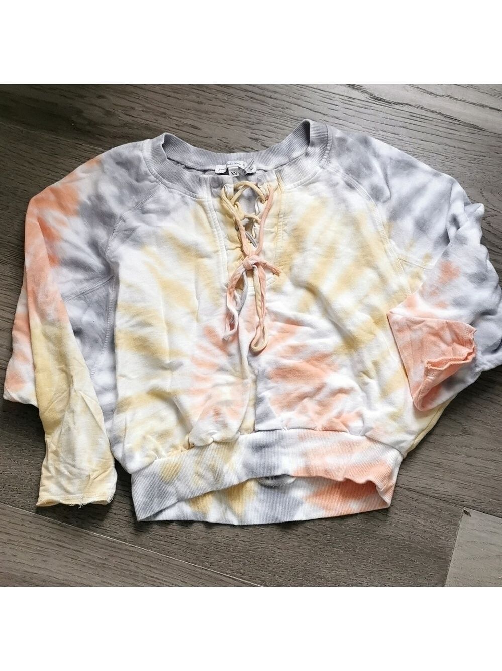 Young and Fabulous & Broke boho tie dye oversize sweater. Size XS. EUC